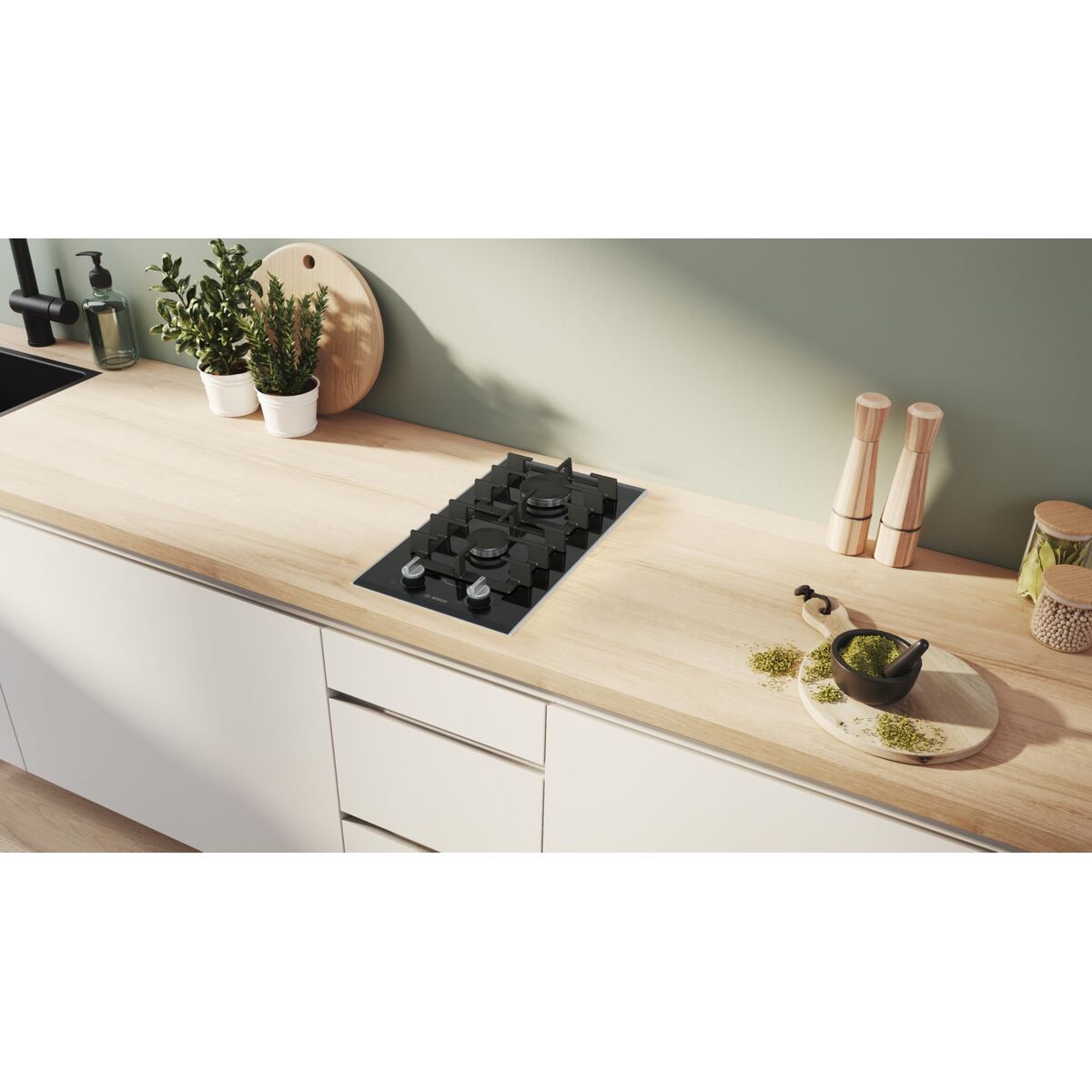 Plită pe Gaz BOSCH PRB3A6I40 30 cm