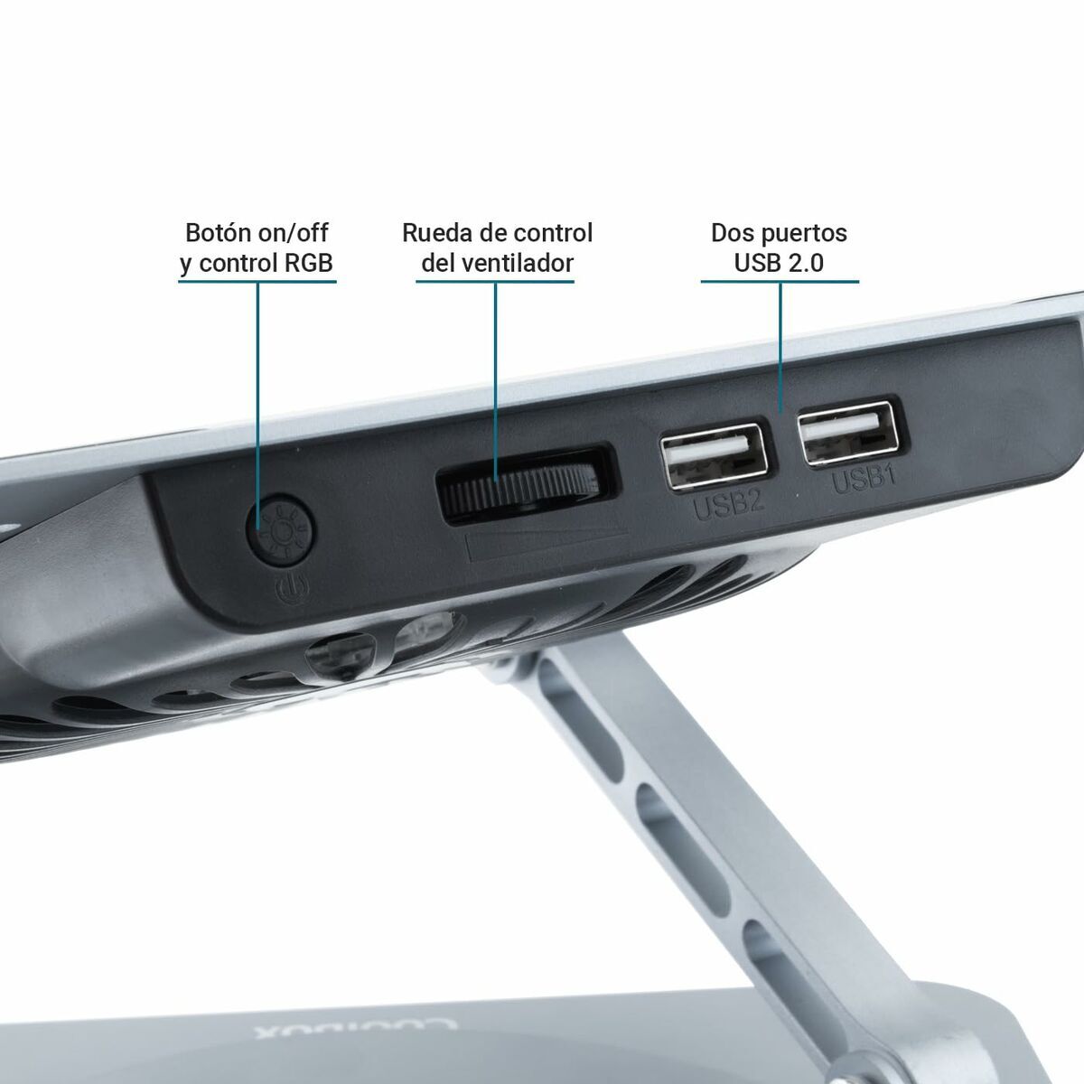 Bază de Răcire pentru Laptop CoolBox COO-NPC17-AV1 Argintiu