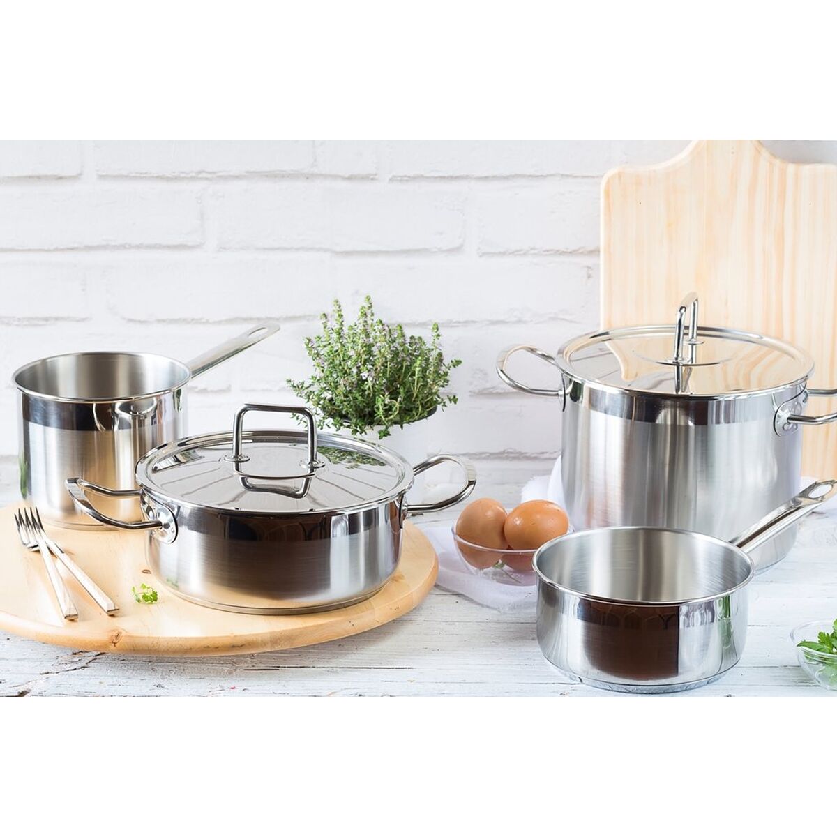 Suport de linguri BRA A344008 Oțel inoxidabil