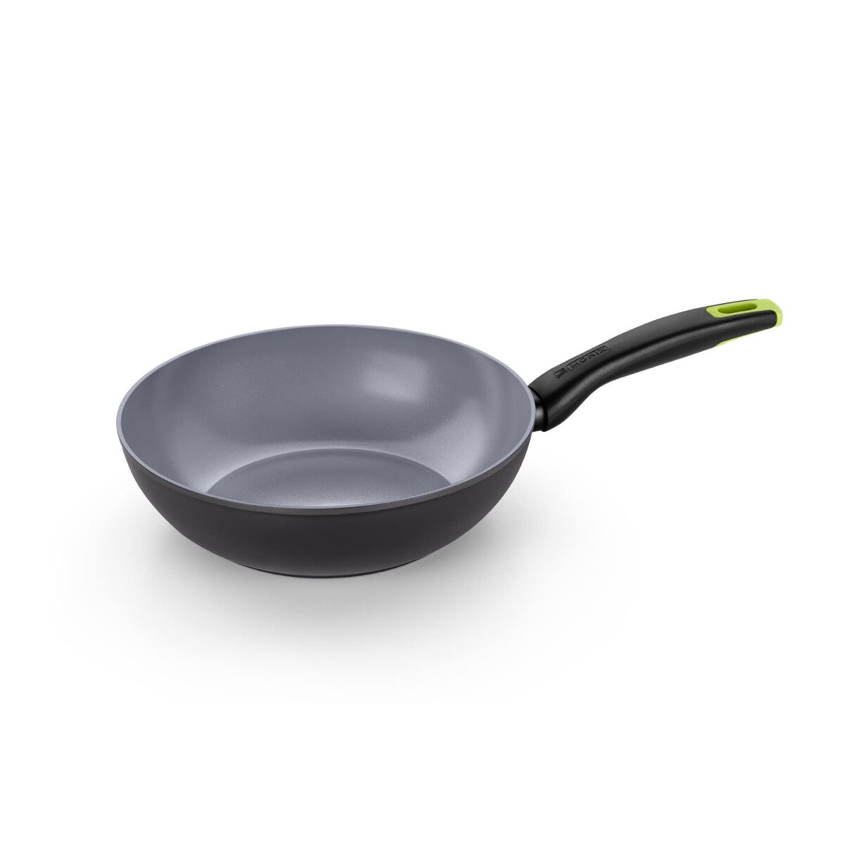 Tigaie Wok Monix M261232 Gri Aluminiu Ø 28 cm