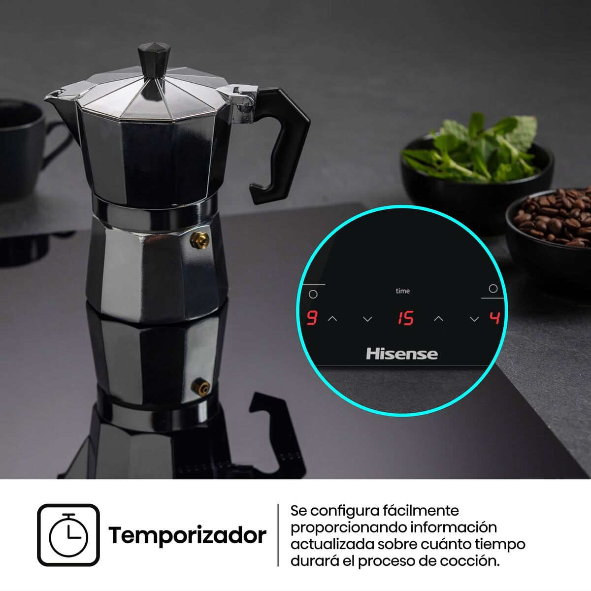 Plită cu Inducție Hisense E6332BSCE 5700 W 59 cm