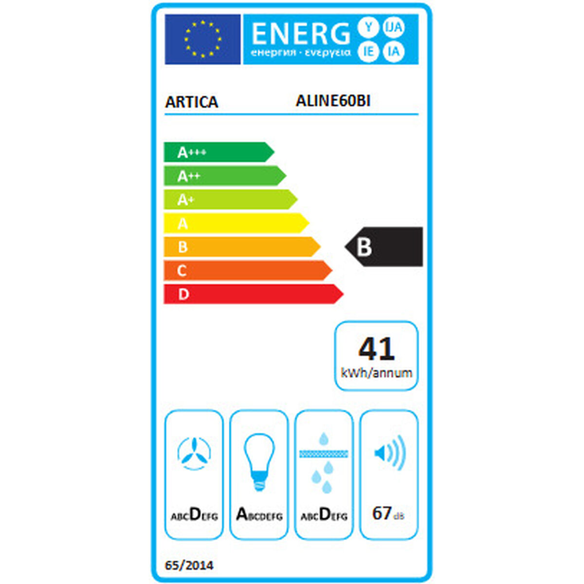 Hotă Convențională Artica ALINE60BI Oțel