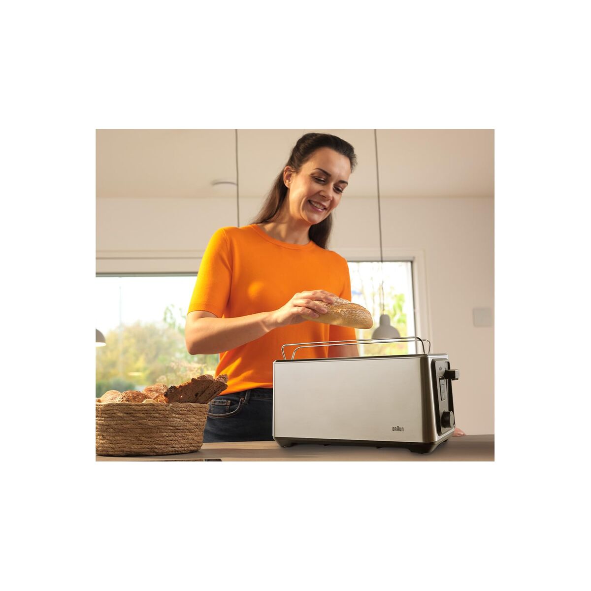 Prăjitor de Pâine Braun HT5220BK Negru 1400 W