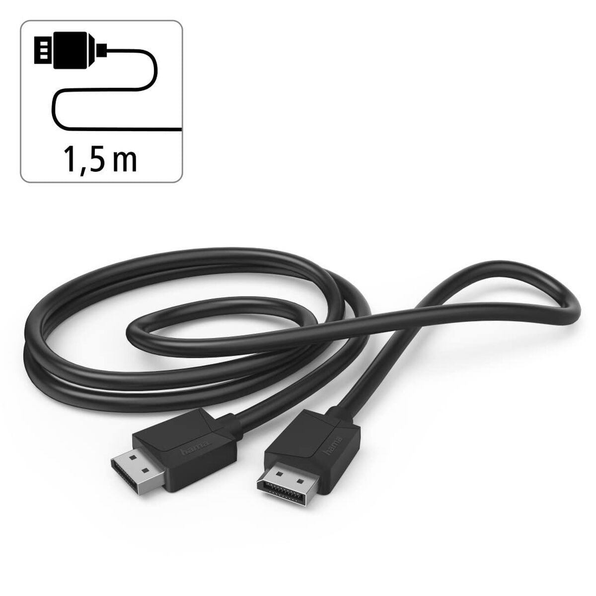 Cablu DisplayPort Hama 200696 Negru 1,5 m