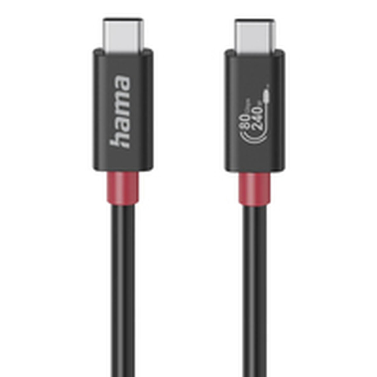 Cablu USB-C Hama 00200799 Negru