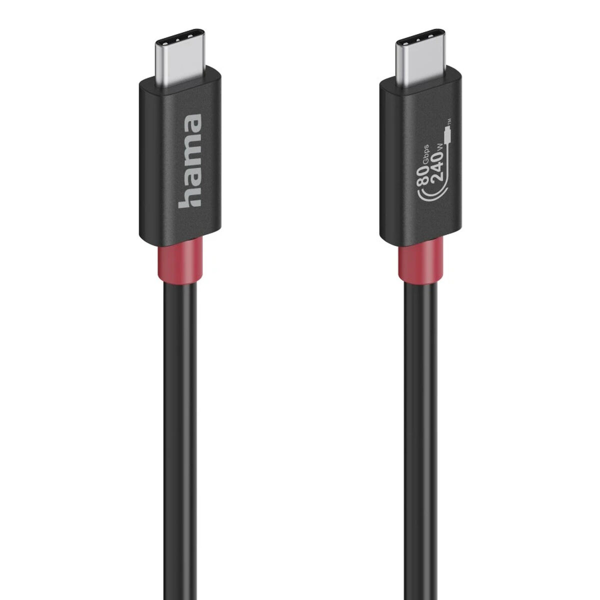Cablu USB-C Hama 00200799 Negru