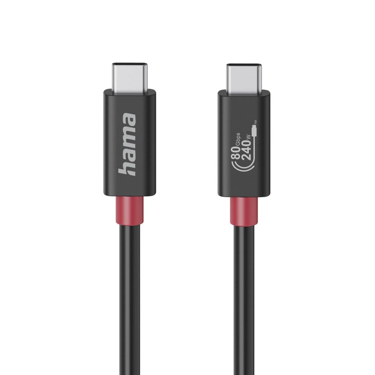 Cablu USB-C Hama 00200799 Negru