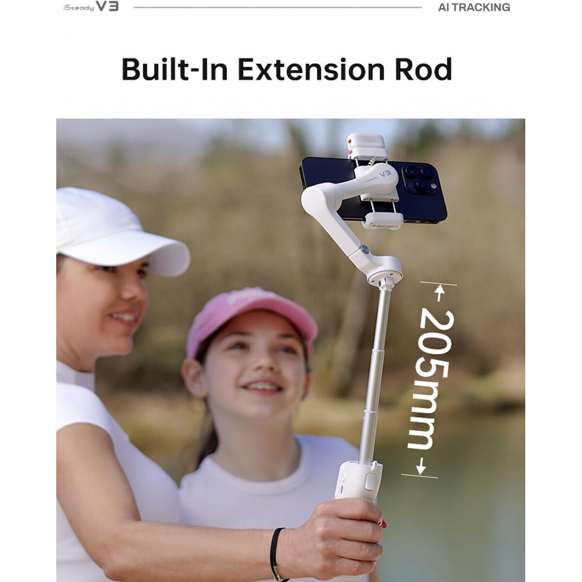 Stabilizator de Cameră pentru Smartphone Hohem HPG-V3 BLK