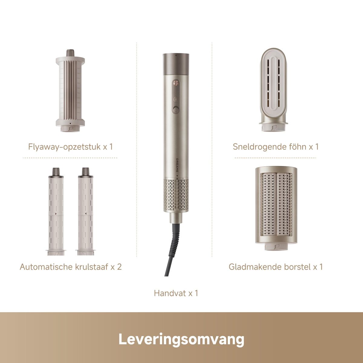 Uscător de Păr Dreame AIRSTYLE SHINE GOLD 1200 W