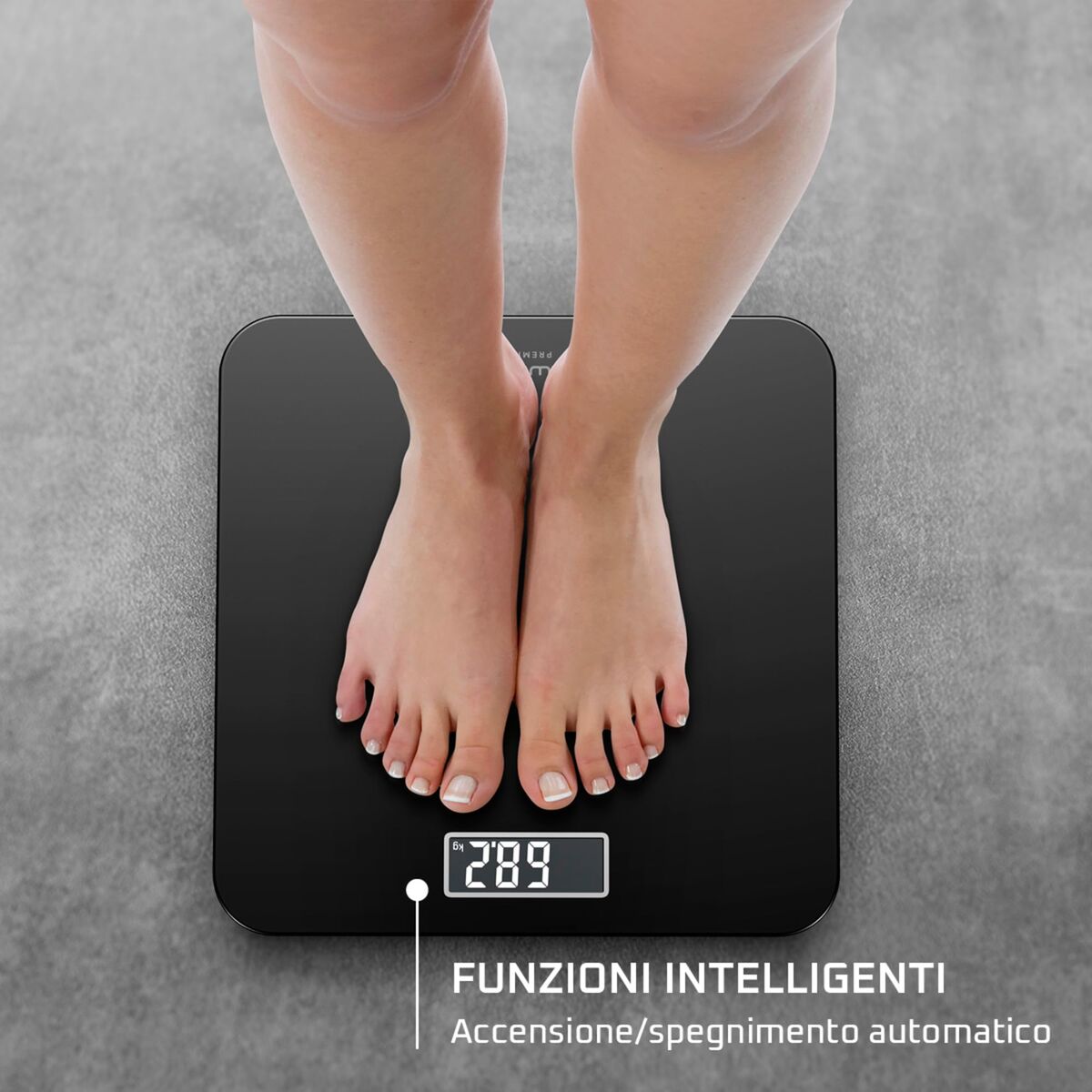 Cântar Digital de Baie Rowenta BS1800V0 Negru Sticlă Temperată 160 kg