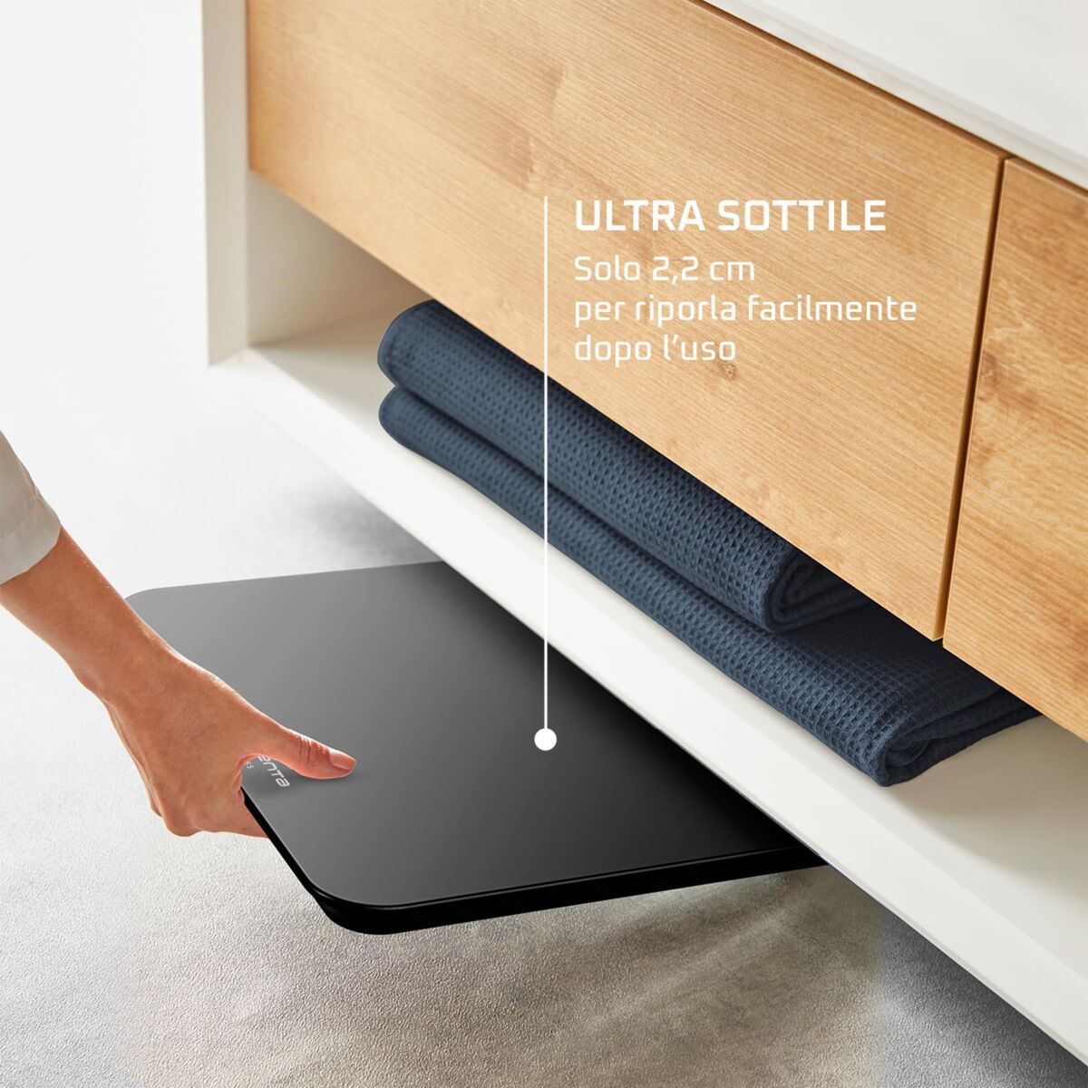 Cântar Digital de Baie Rowenta BS1800V0 Negru Sticlă Temperată 160 kg