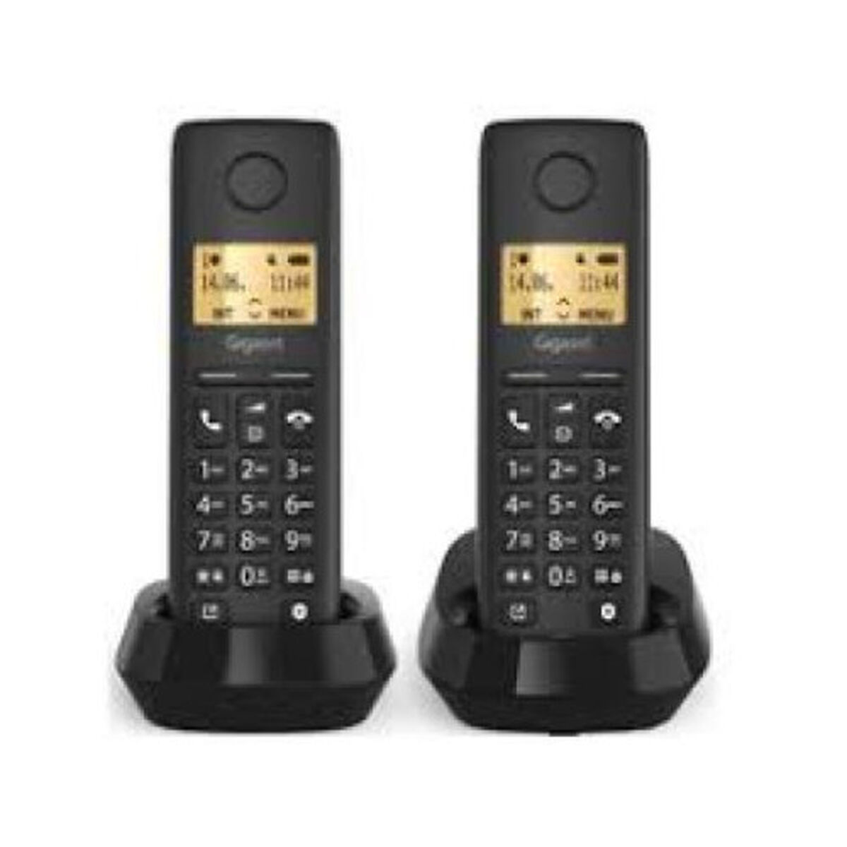 Telefon fără Fir Gigaset BASIC 100 DUO Negru