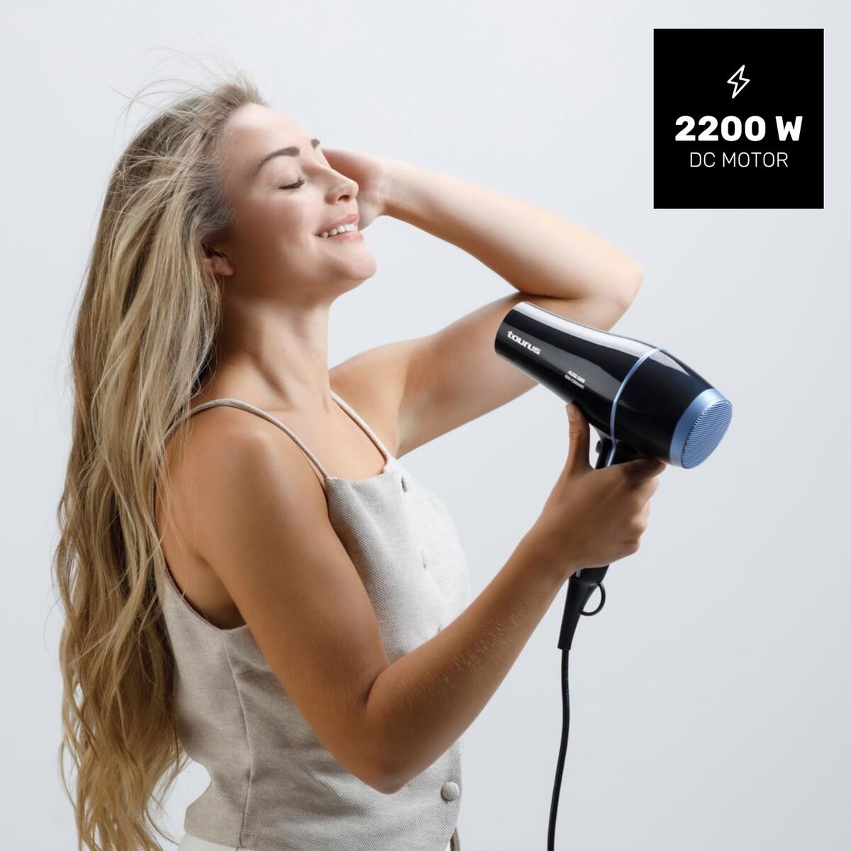 Uscător de Păr Taurus 900120 Negru 2200 W