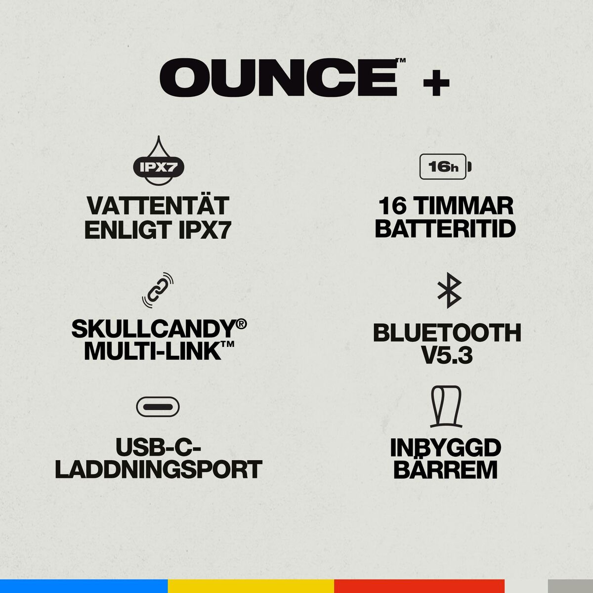 Difuzor Bluetooth Portabil Skullcandy 2SKSK2010B0L2 Negru 20 W