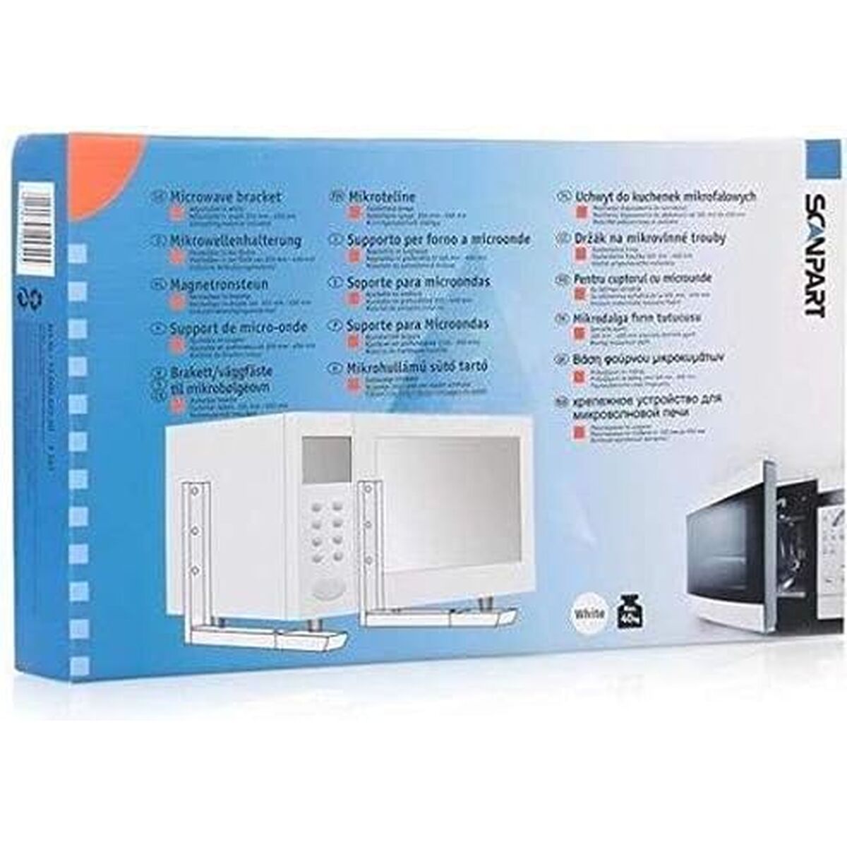 Suport pentru cuptorul cu microunde Elka Pieterman 73.000.055.10 Alb 35 kg