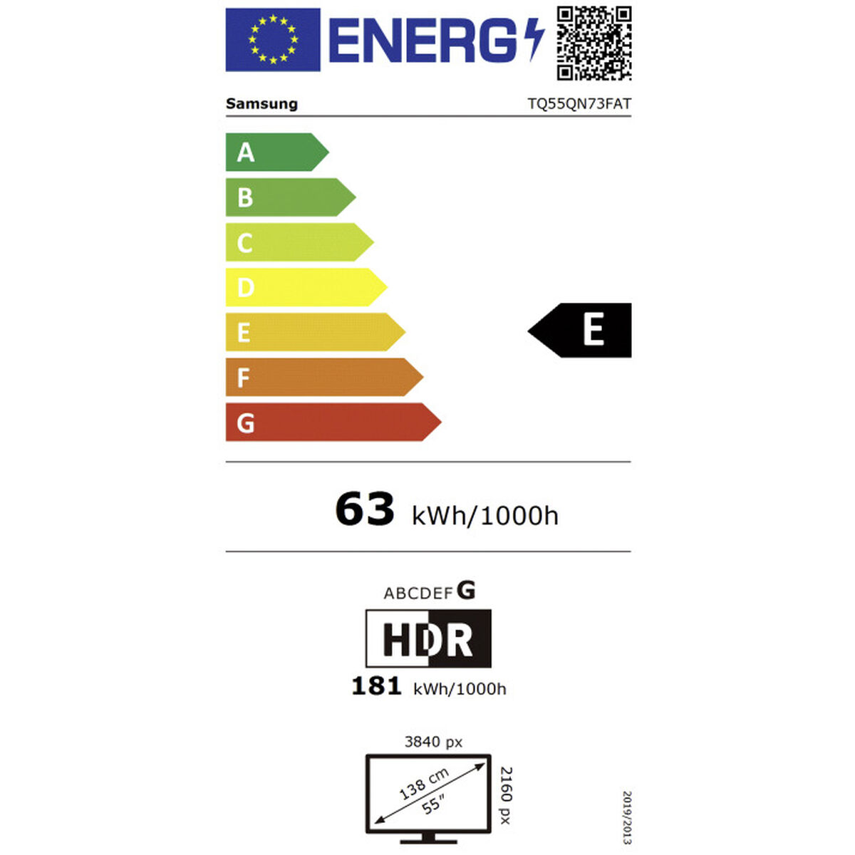 Smart TV Samsung TQ55QN73FATXXC AMD FreeSync