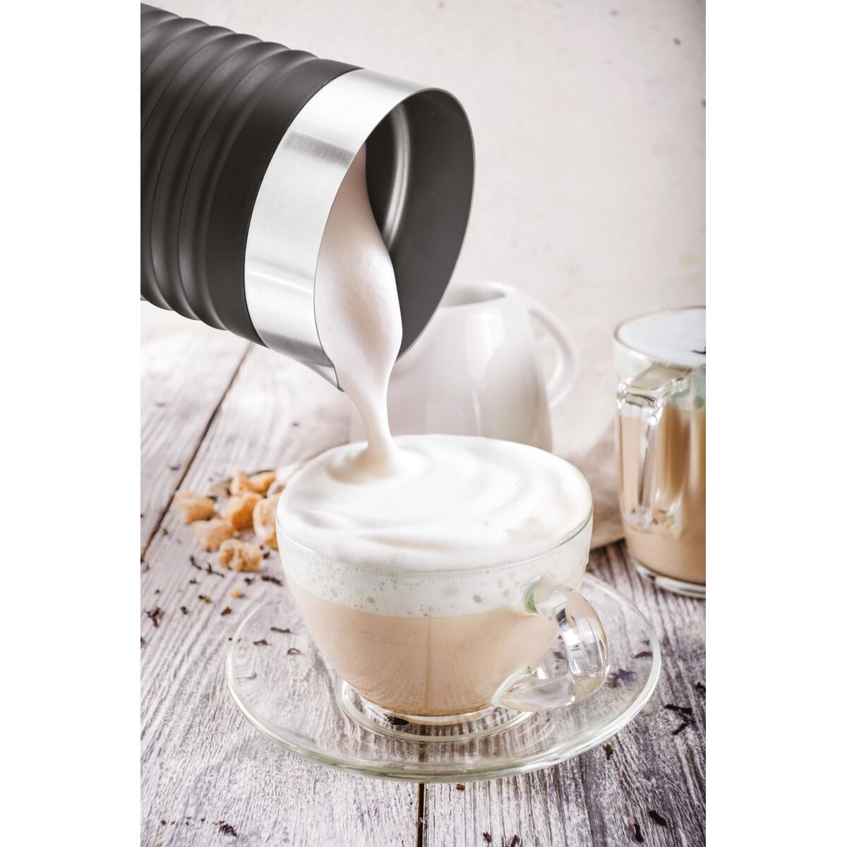 Aparat de Spumat Laptele UFESA 71606200 Oțel