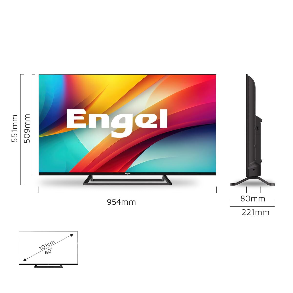 Smart TV Engel LE4086SM     40 40" Full HD LED PVR DVB-T2