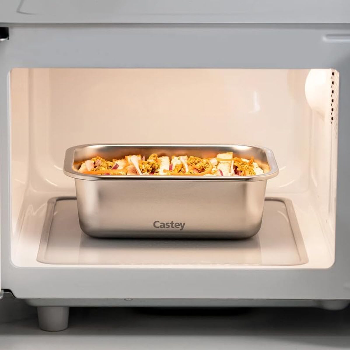 Cutie pentru Prânz Castey C-A1780 Argintiu Oțel inoxidabil 1,8 L