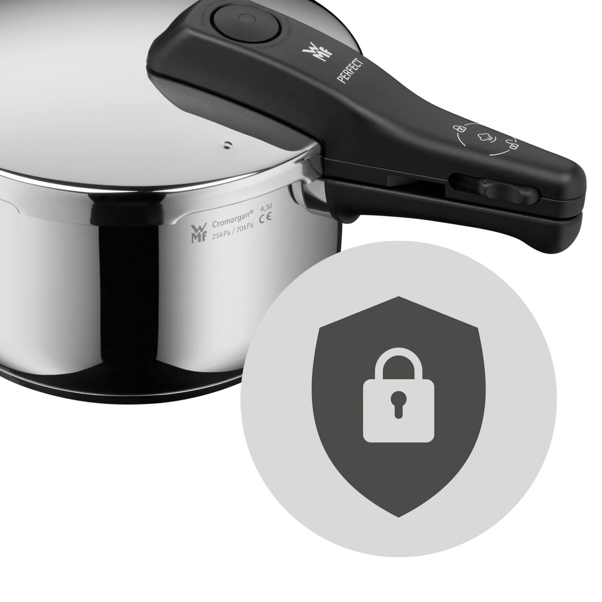 Oală sub Presiune WMF 791829990 Metal Oțel inoxidabil 4,5 L