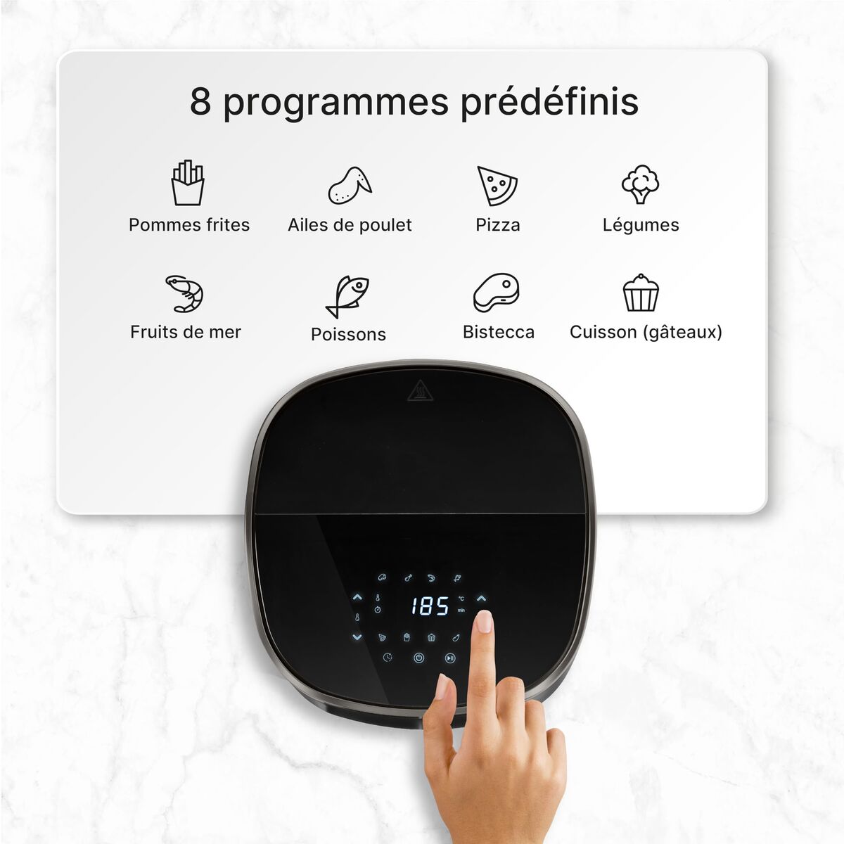 Friteuză cu Aer UFESA SPARROW Negru 1700 W 6 L