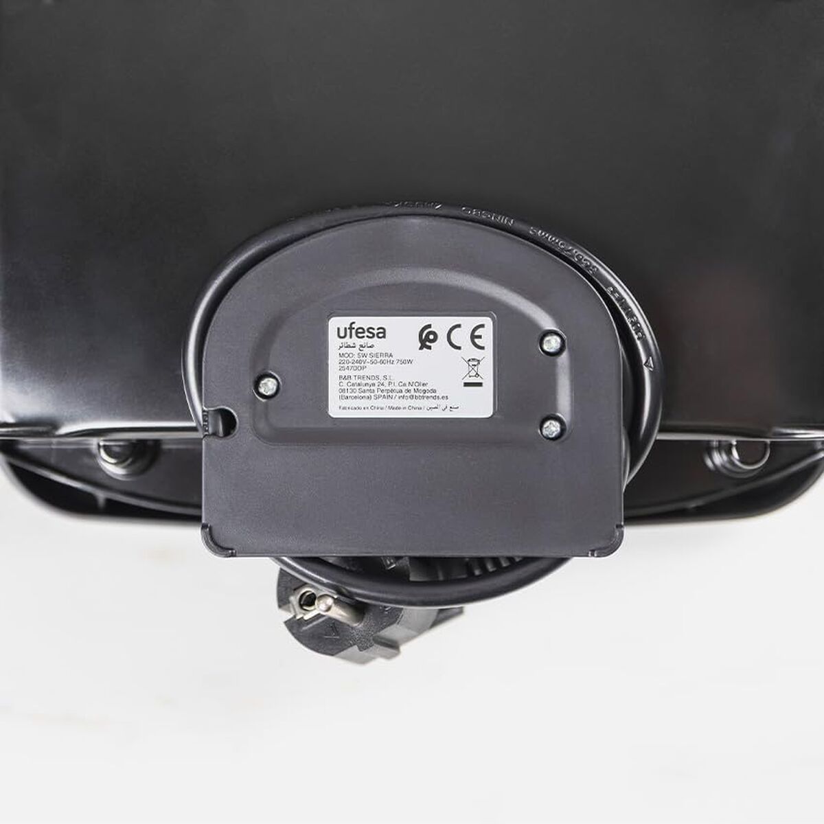 Aparat pentru Sandvișuri UFESA Negru 750 W