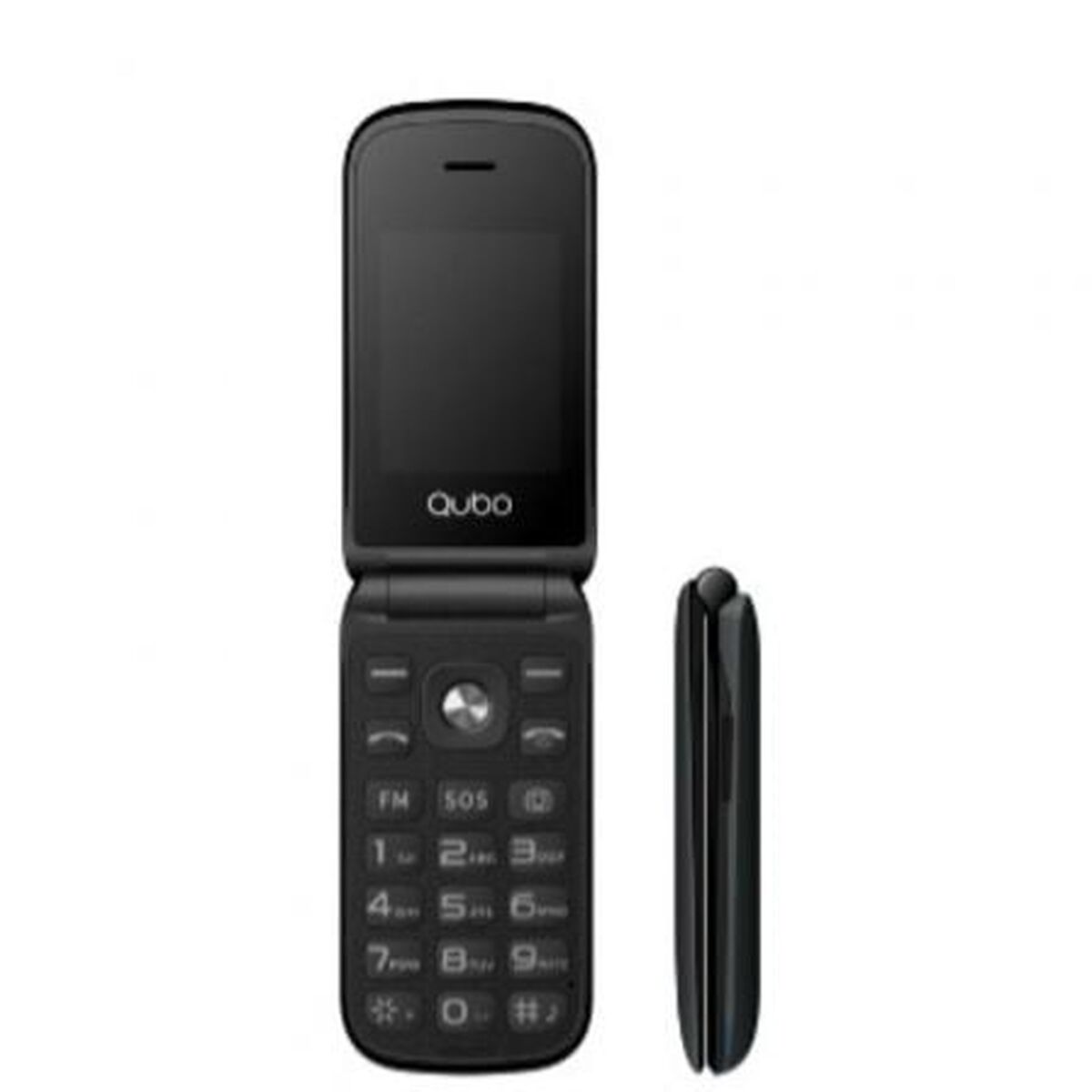 Telefon Mobil pentru Persoane Vârstnice Qubo X-209 4G Negru 32 MB 2.4"