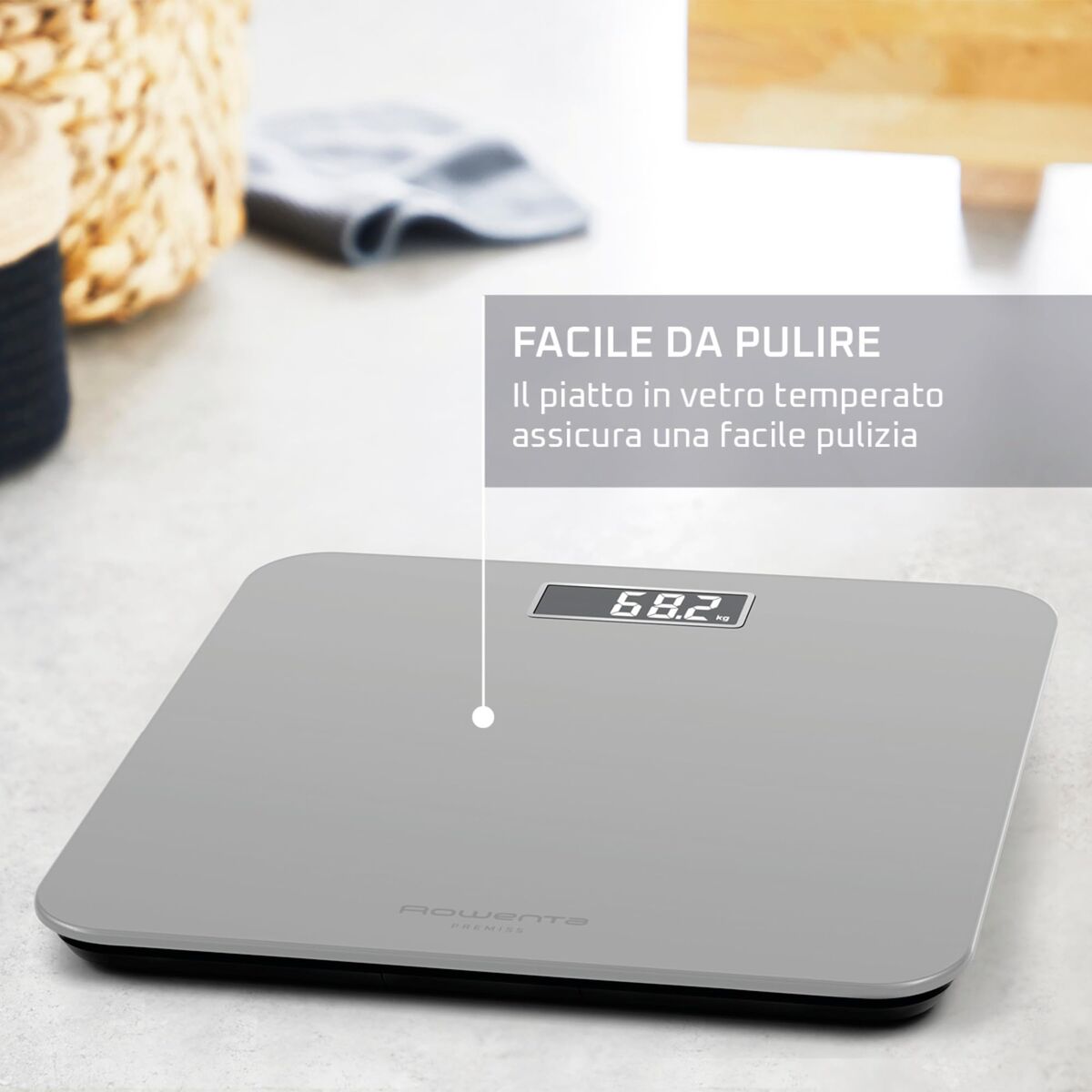 Cântar Digital de Baie Rowenta BS1801 Geam 160 kg 150 kg