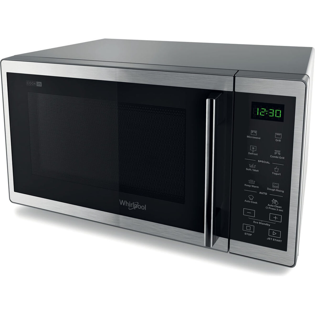 Cuptor cu microunde cu Grill Whirlpool Corporation MWP253SX 1000 W 900 W 25 L