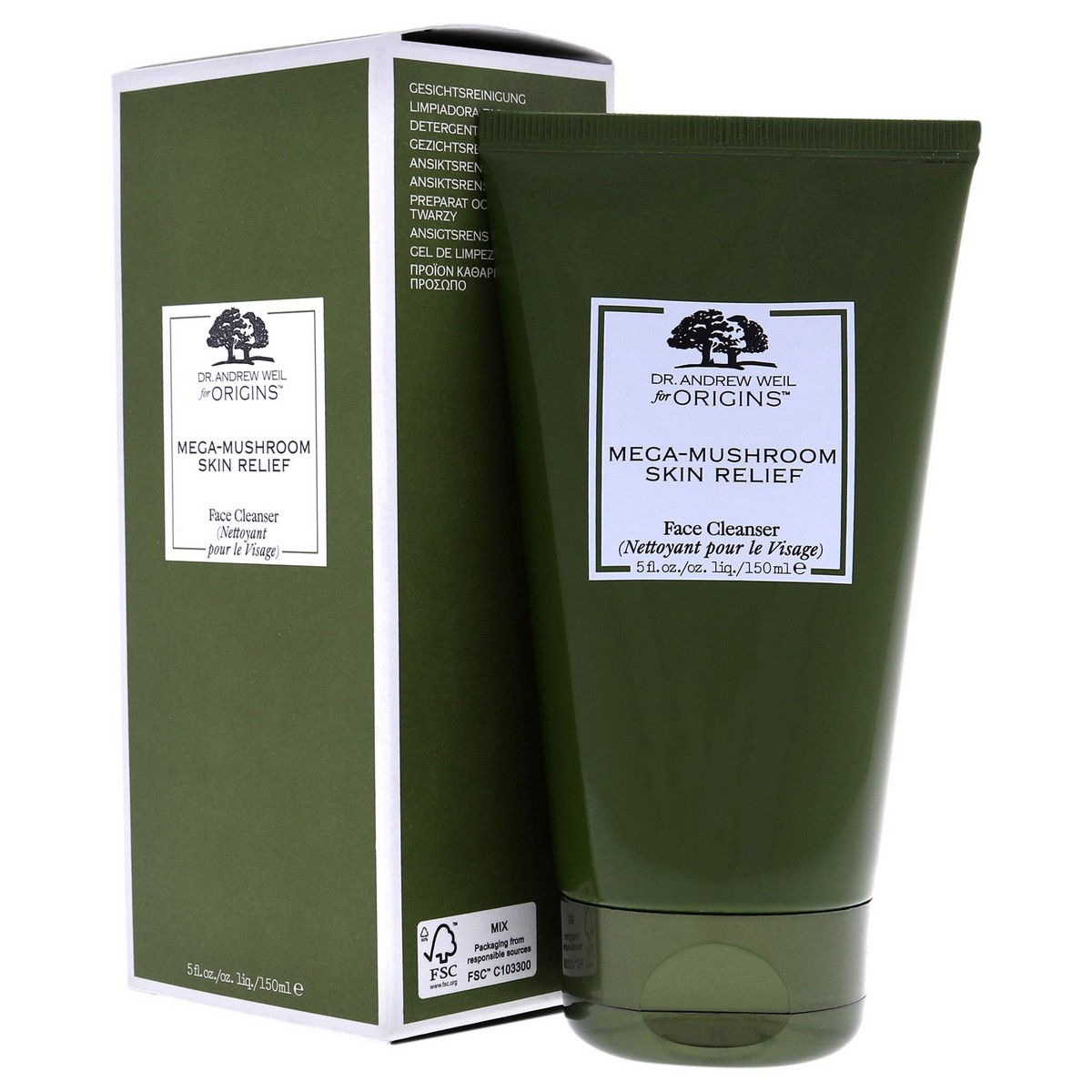 Produs pentru Curățarea Feței Origins Mega Mushroom 150 ml