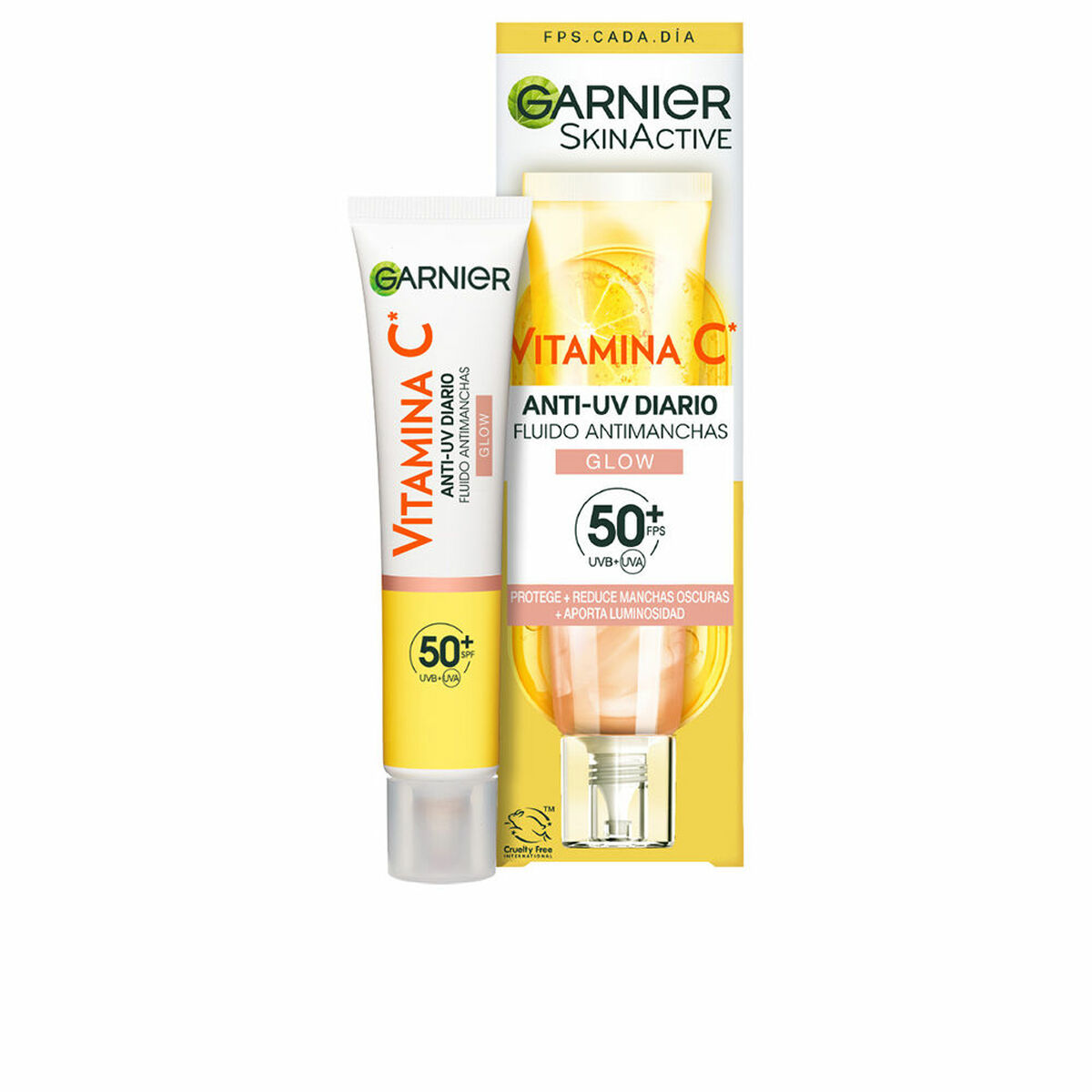 Cremă Anti-pete Garnier Vitamin C - Glow 40 ml Rezistent la pete