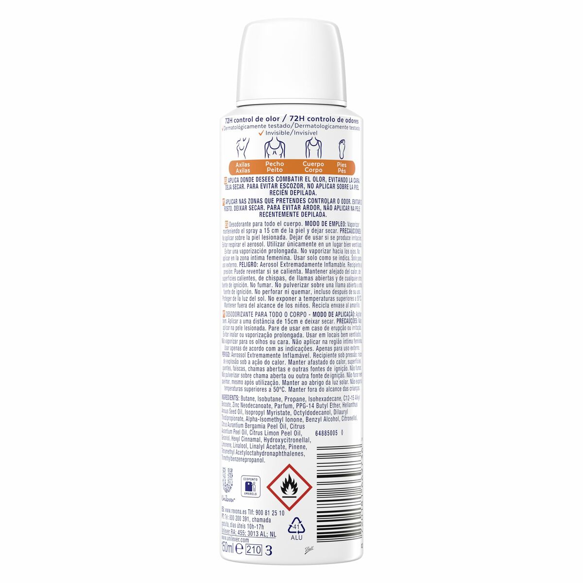 Deodorant Spray Rexona REXONA FRESH CITRUS