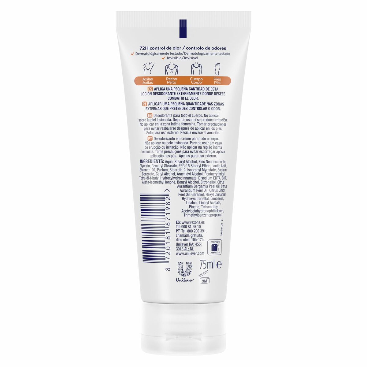 Deodorant Cremă Rexona FRESH CITRUS 75 ml