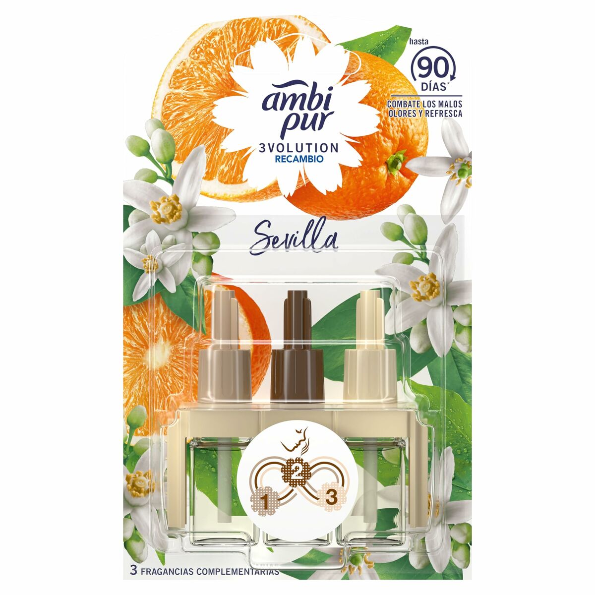 Rezervele Pentru Odorizant Ambi Pur 3VOLUTION Portocaliu 20 ml