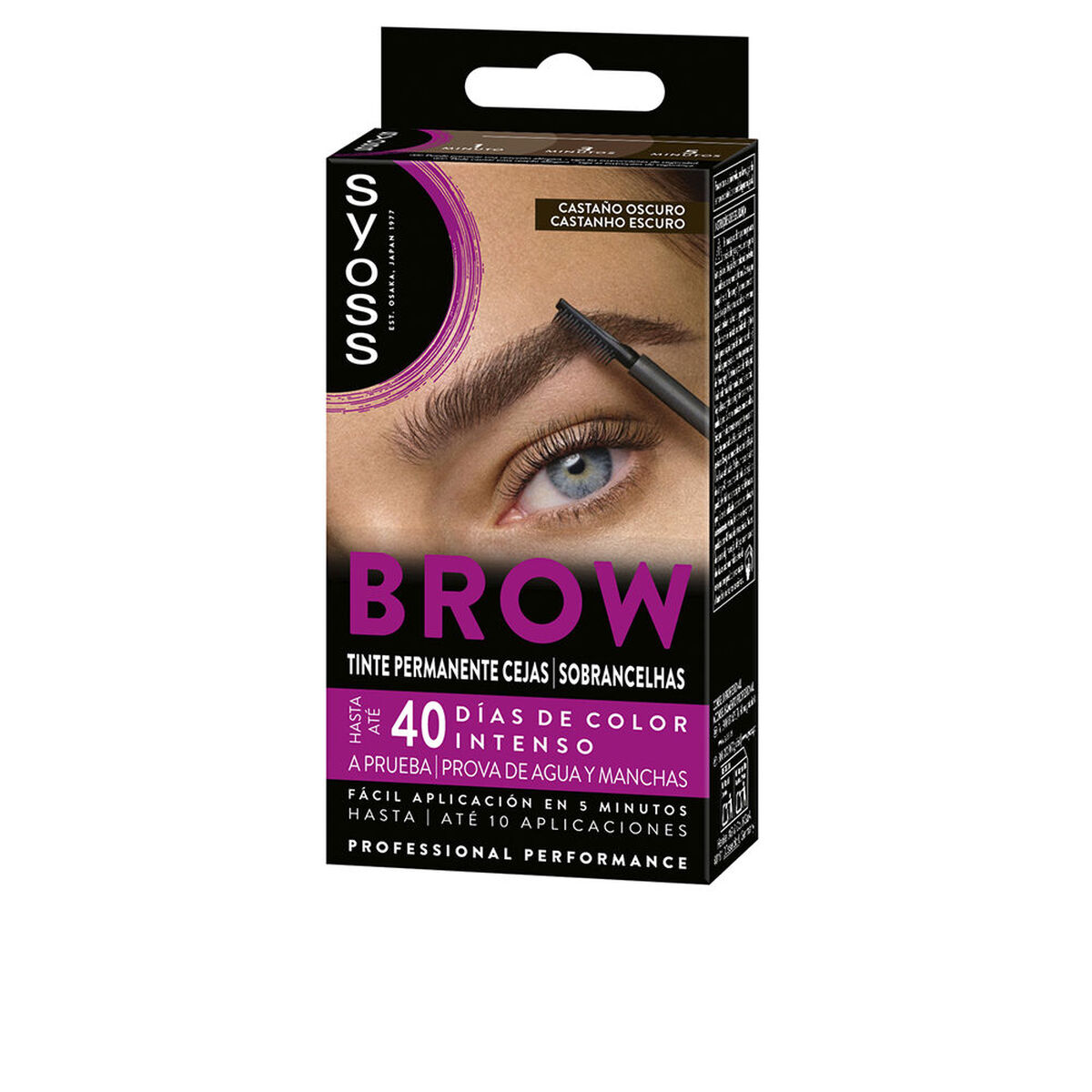 Vopsea pentru Sprâncene Syoss BROW TINT Castaniu Închis