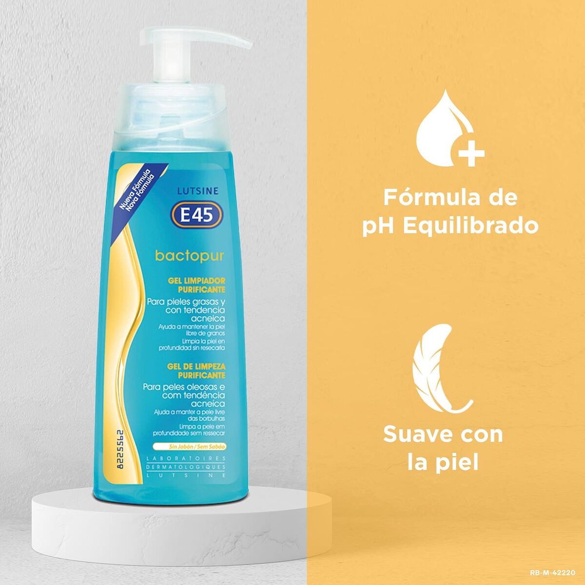 Gel de Curățare pentru Față Lutsine BACTOPUR 200 ml Purifiantă