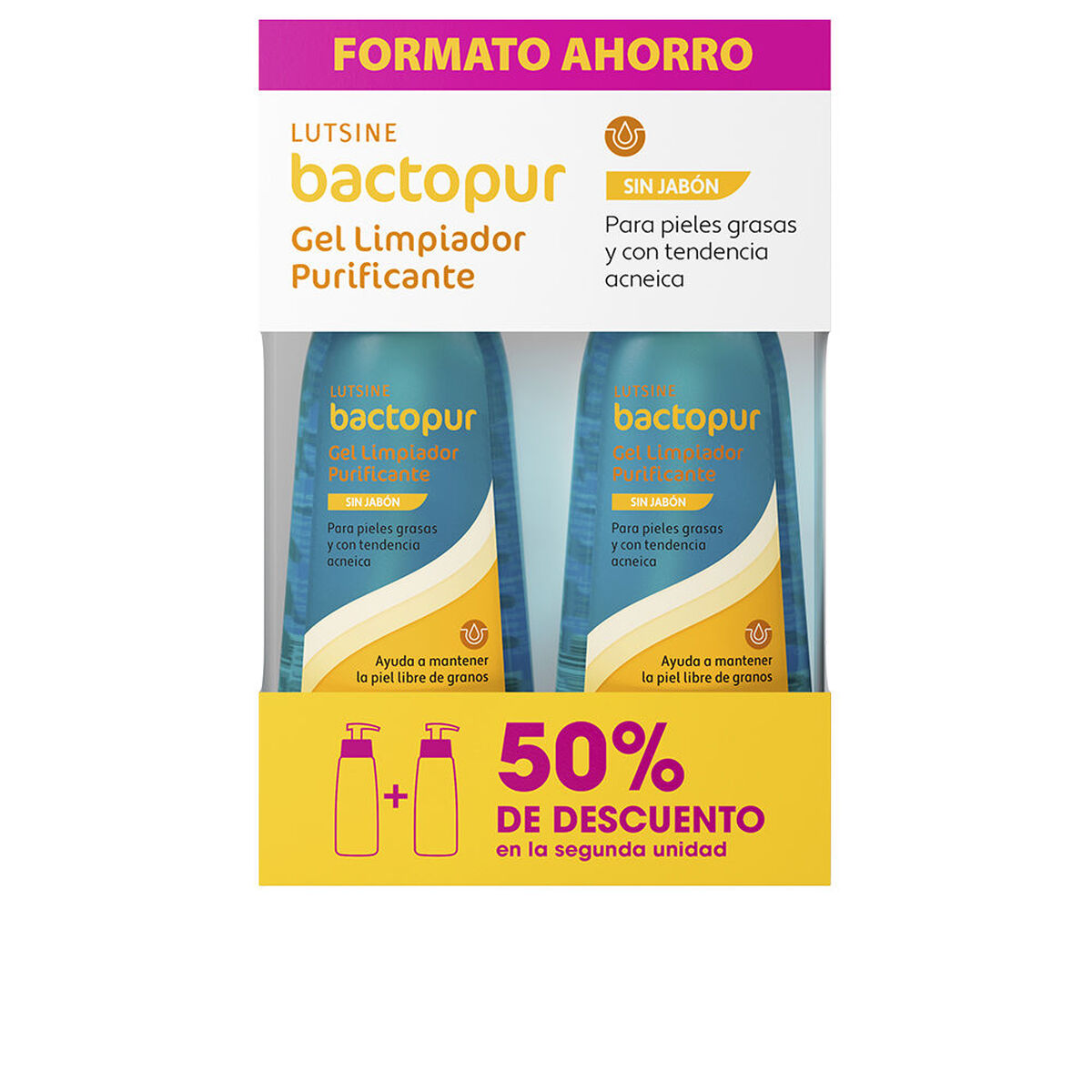 Gel de Curățare pentru Față Lutsine BACTOPUR 200 ml Purifiantă