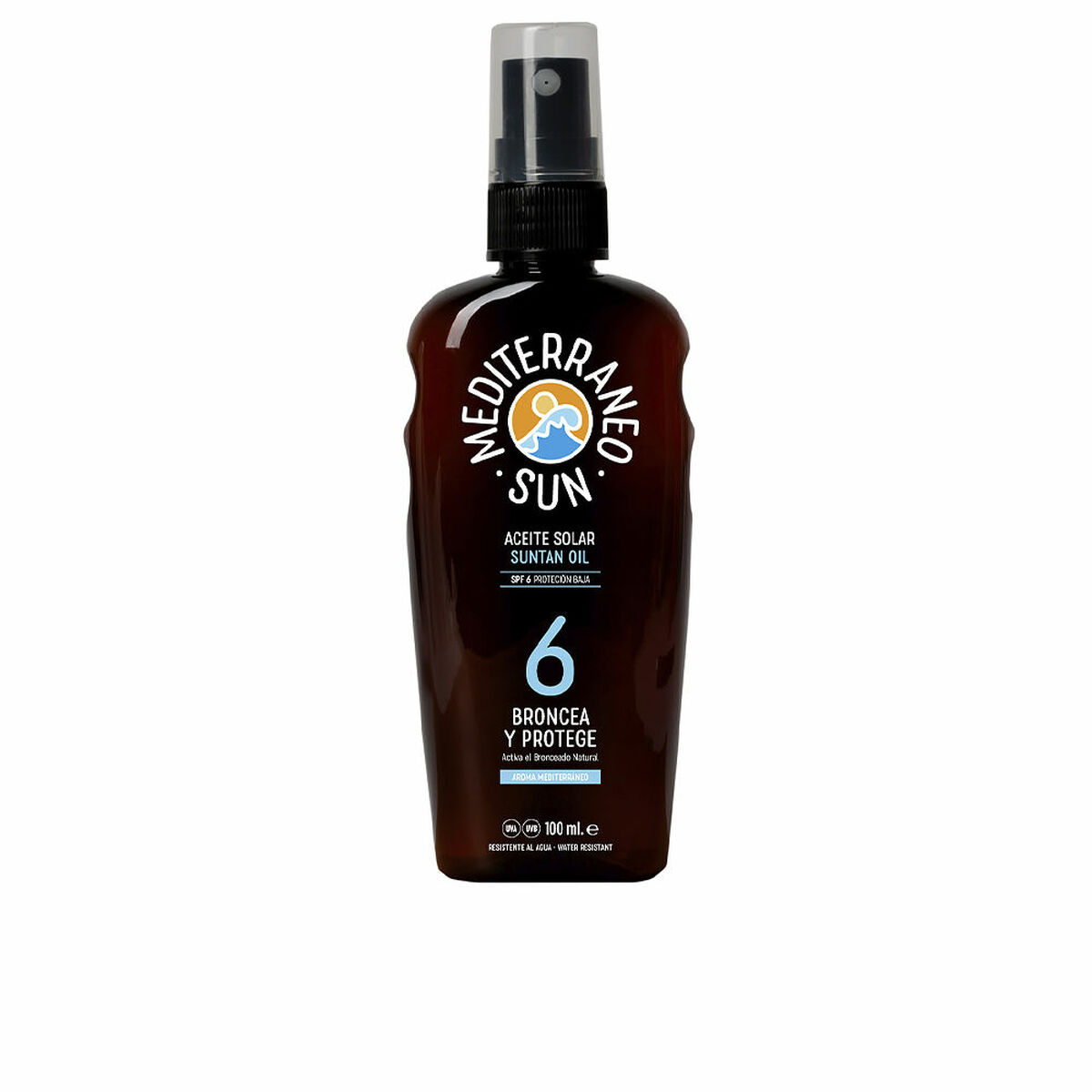 Protector Solar Suntan Oil Dark Tanning Mediterraneo Sun