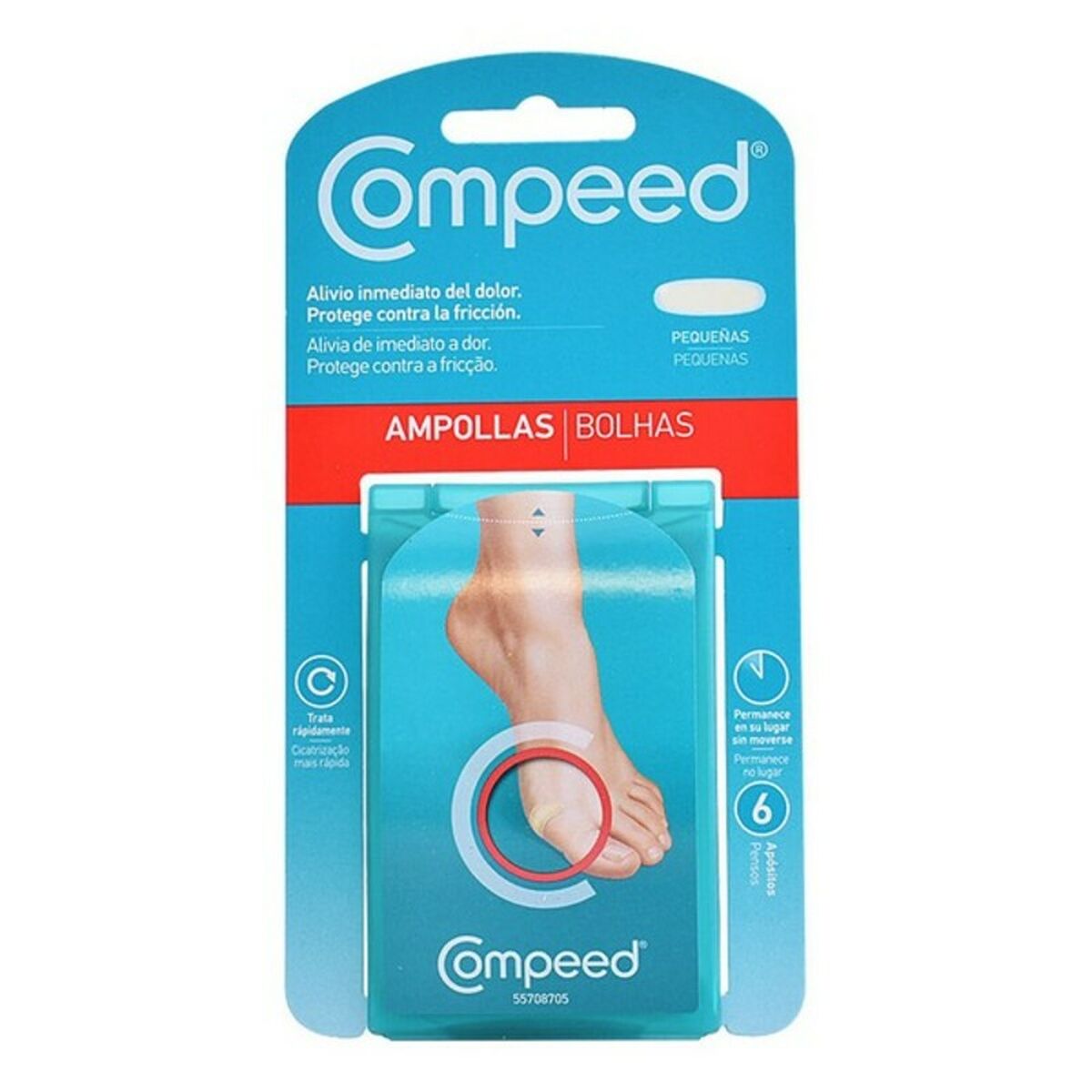 Anti-Bășici pentru Picioare Compeed (6 uds)