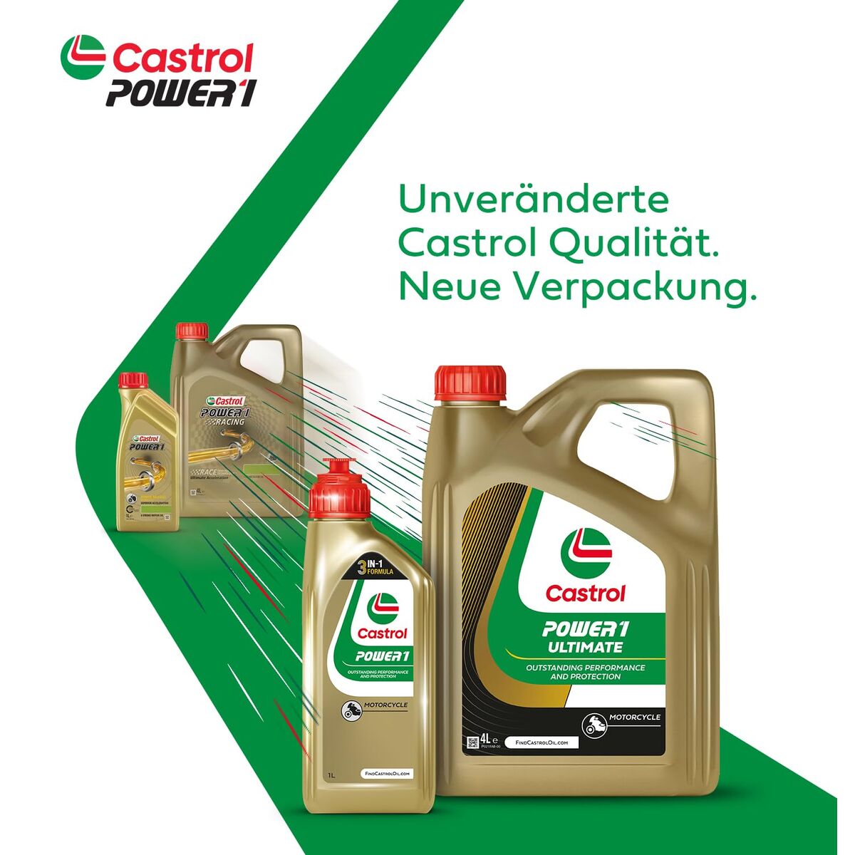 Ulei de motor pentru motocicletă Castrol Power1 4T 15W50