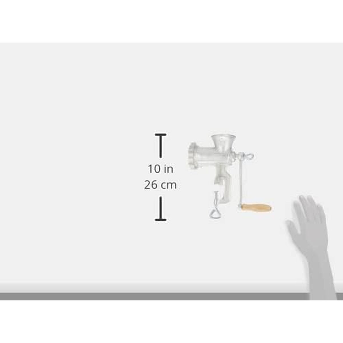 Mașină de tocat manuală din fontă Baumalu 450076