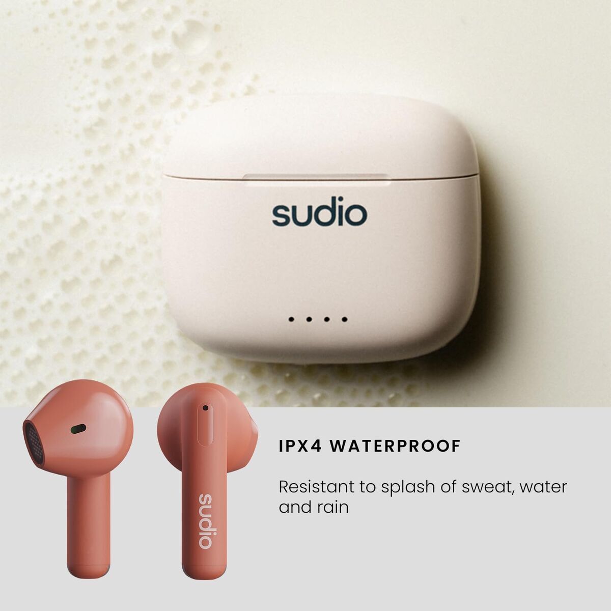Căști in Ear Bluetooth Sudio A1 True Wireless Portocaliu