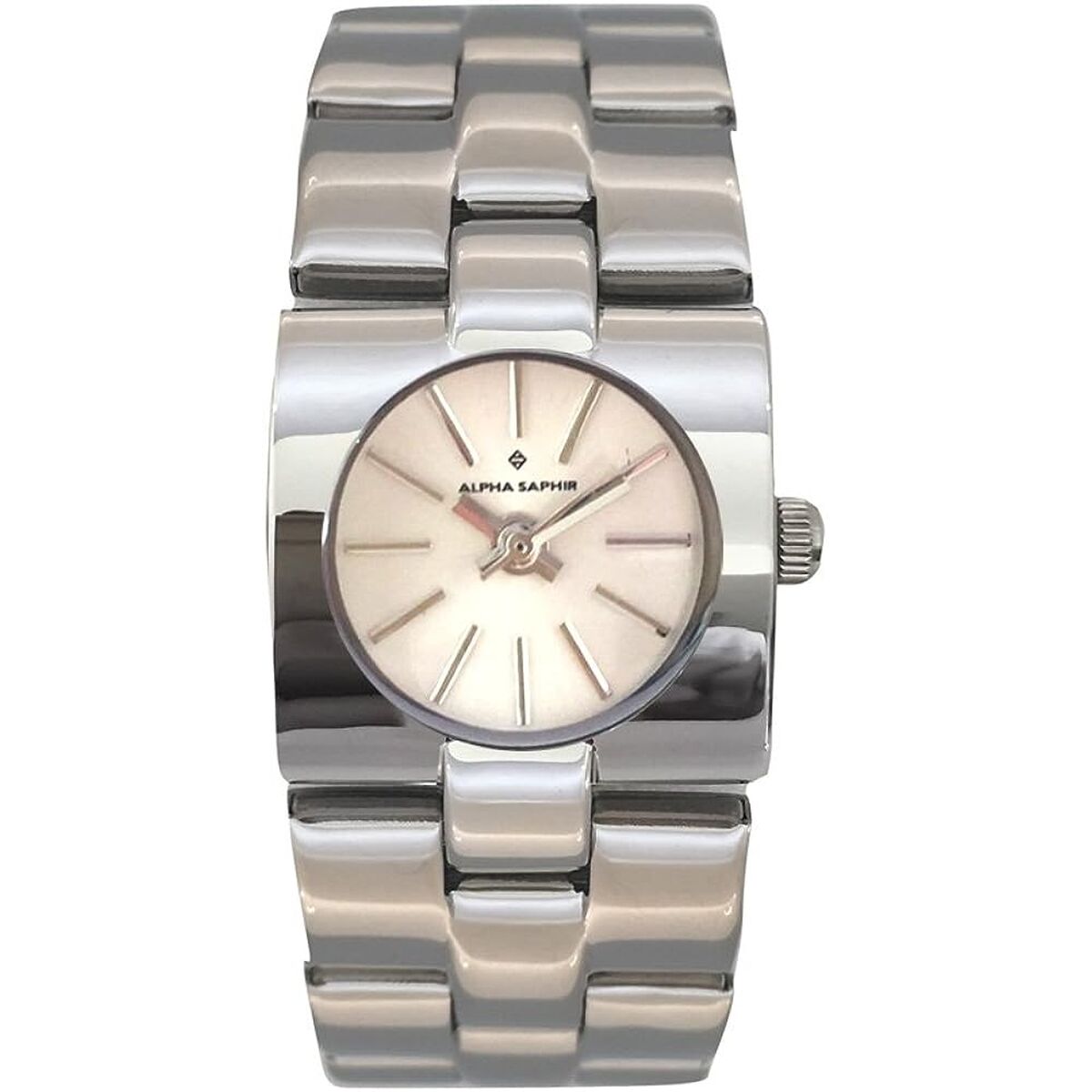 Ceas Unisex Alpha Saphir 271K Bej Argintiu