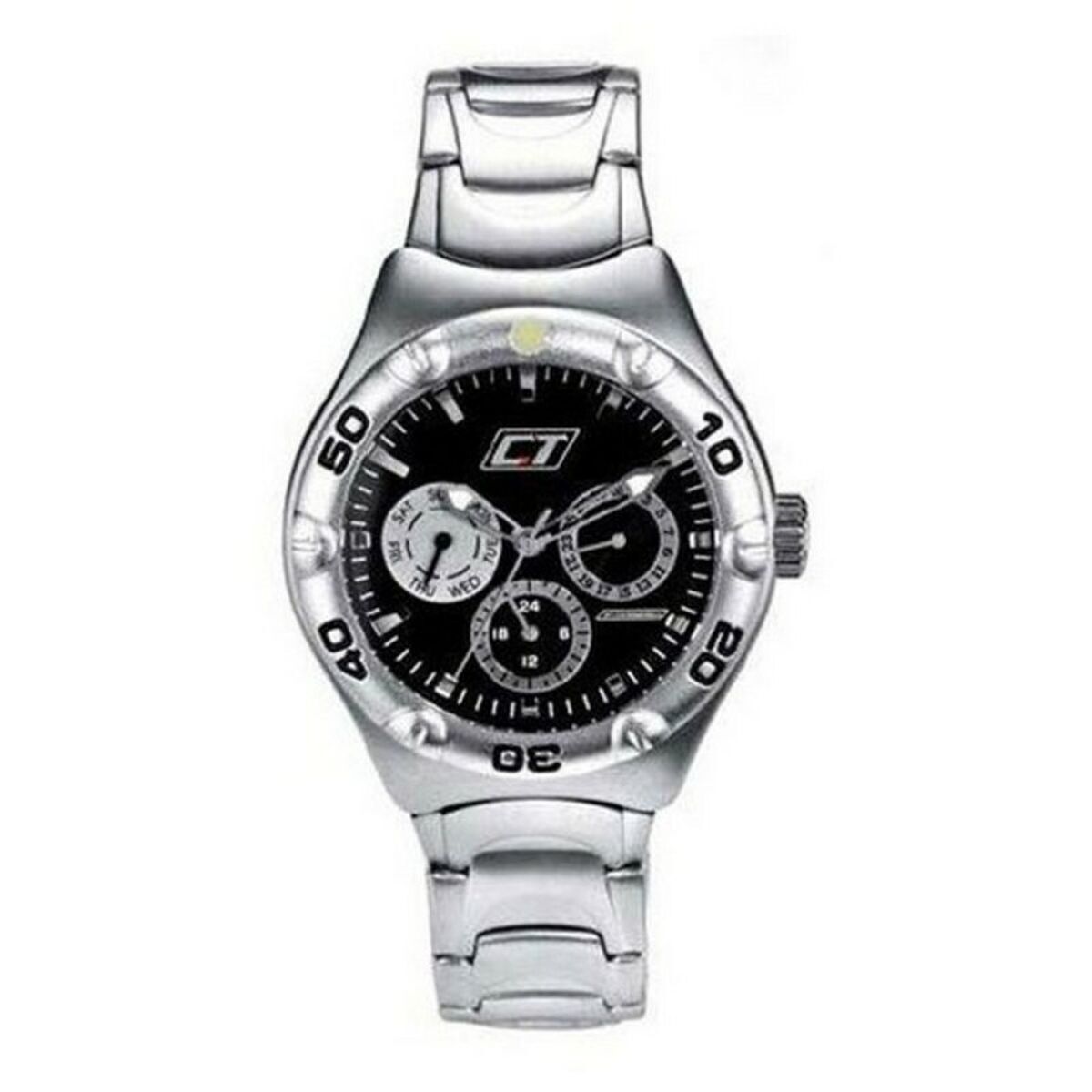 Ceas Unisex Chronotech CC7051M-02M Negru Gri
