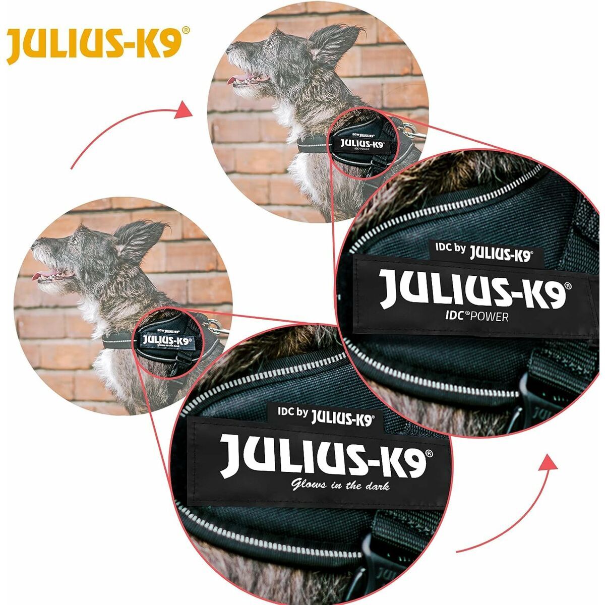 Ham pentru câini Julius K9 IDC Negru
