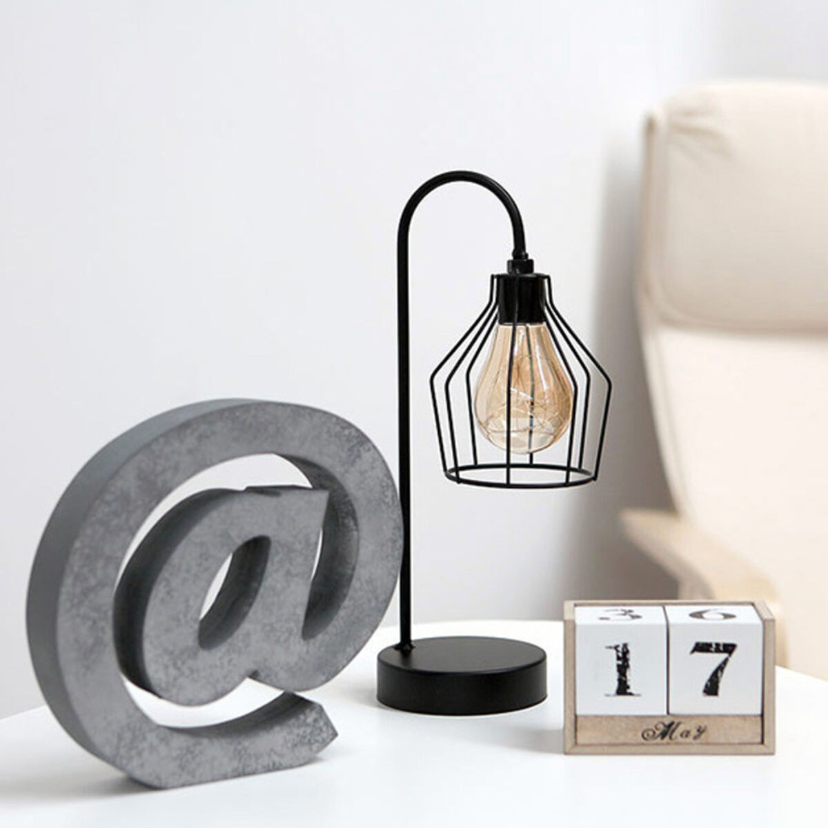 Literă Gri 20 x 4 cm Lemn