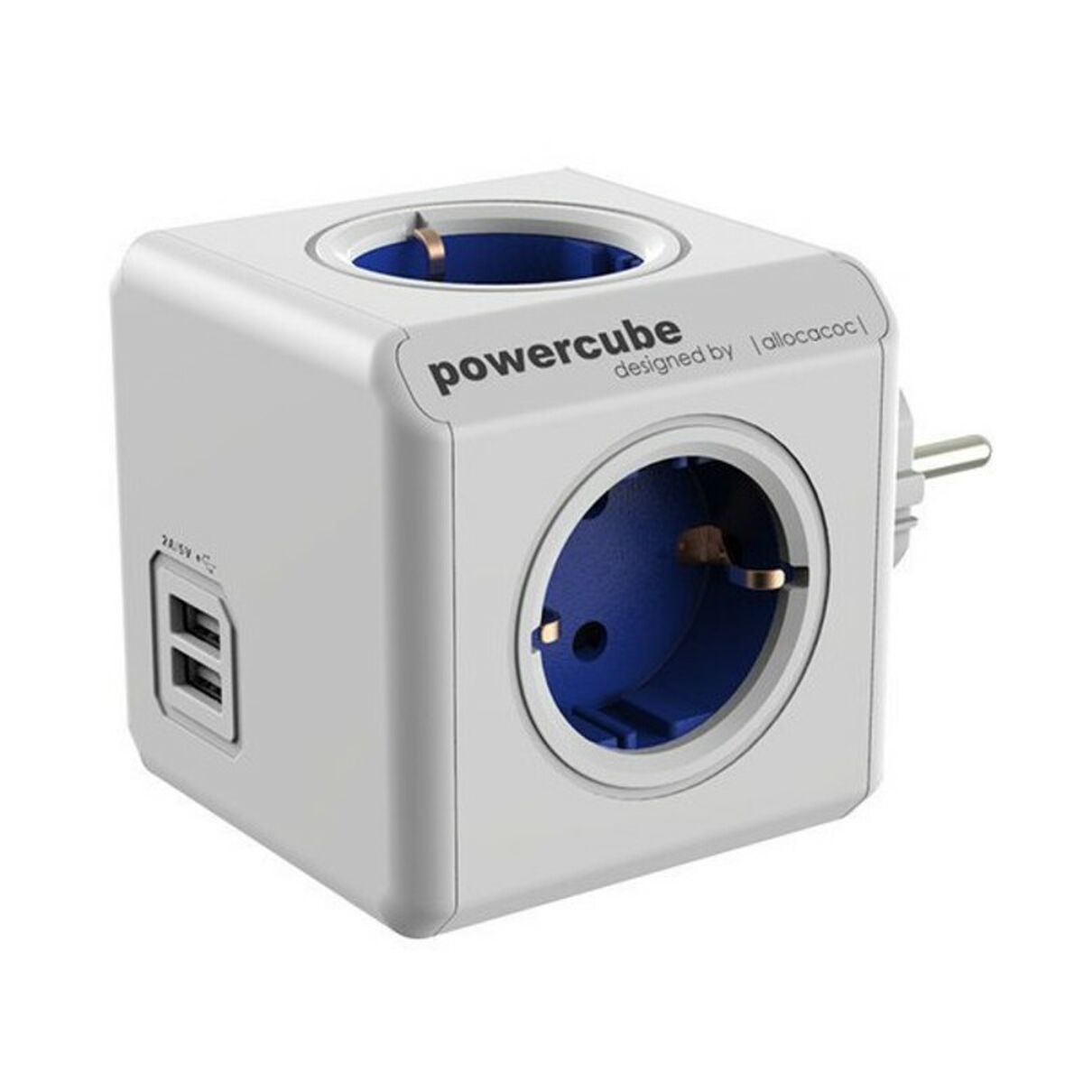 Placă de Circuit Puncte de Conectare Cub Power Cube Allocacoc 1202BL/DEOUPC USB