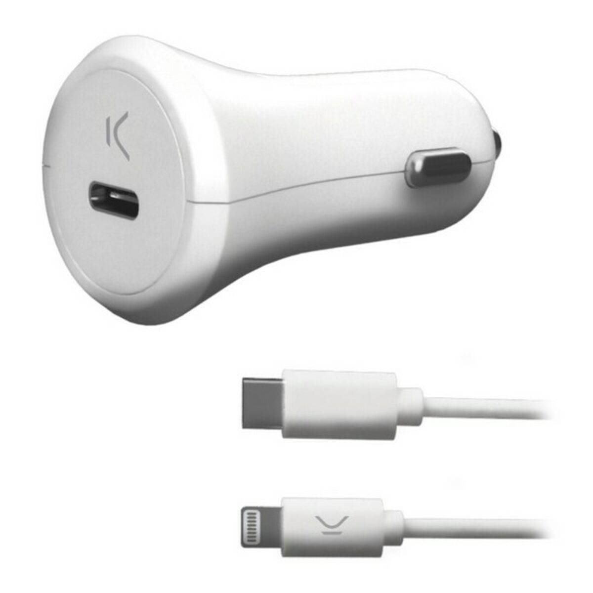 Încărcător USB pentru Mașină KSIX Apple-compatible 18W