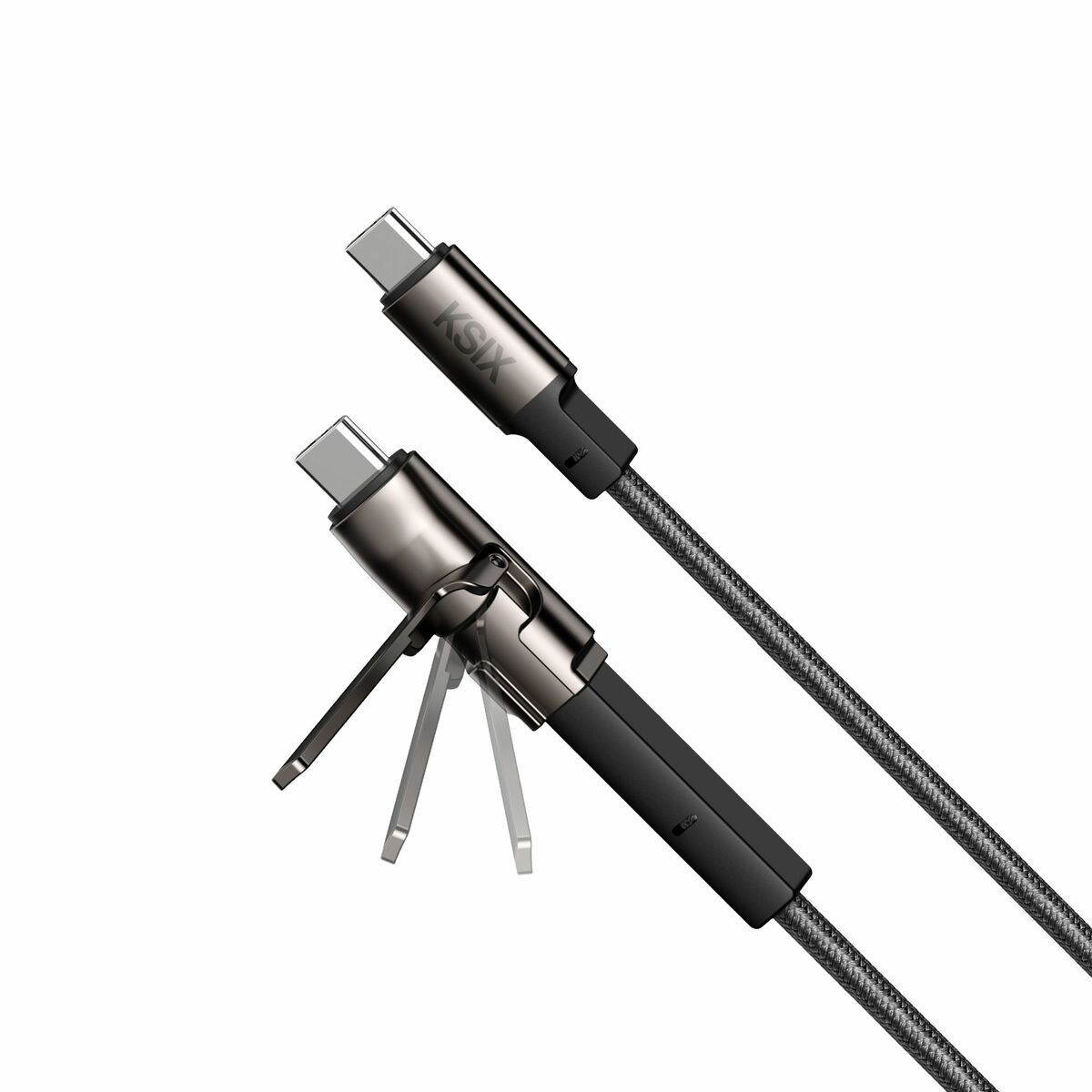 Cablu USB KSIX Negru 1 m