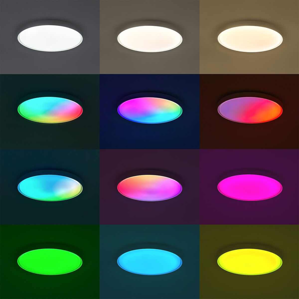 Lumina de tavan cu LED KSIX SmartLED KSIX Halo 2 Alb Plastic 25 W (3000k - 6500k) (6500 K)